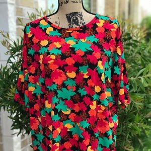 LuLaRoe Irma in Bright Tropical Print
